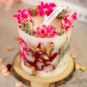 Vela-de-aromaterapia-de-300G-flor-seca-en-el-interior-regalo-de-boda-cil-ndrico-velas